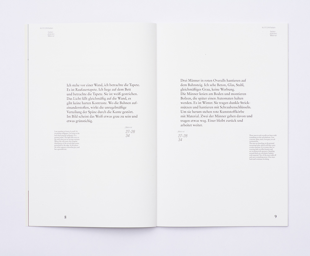 Adrian Sauer, , Band 2 – Arbeiten 