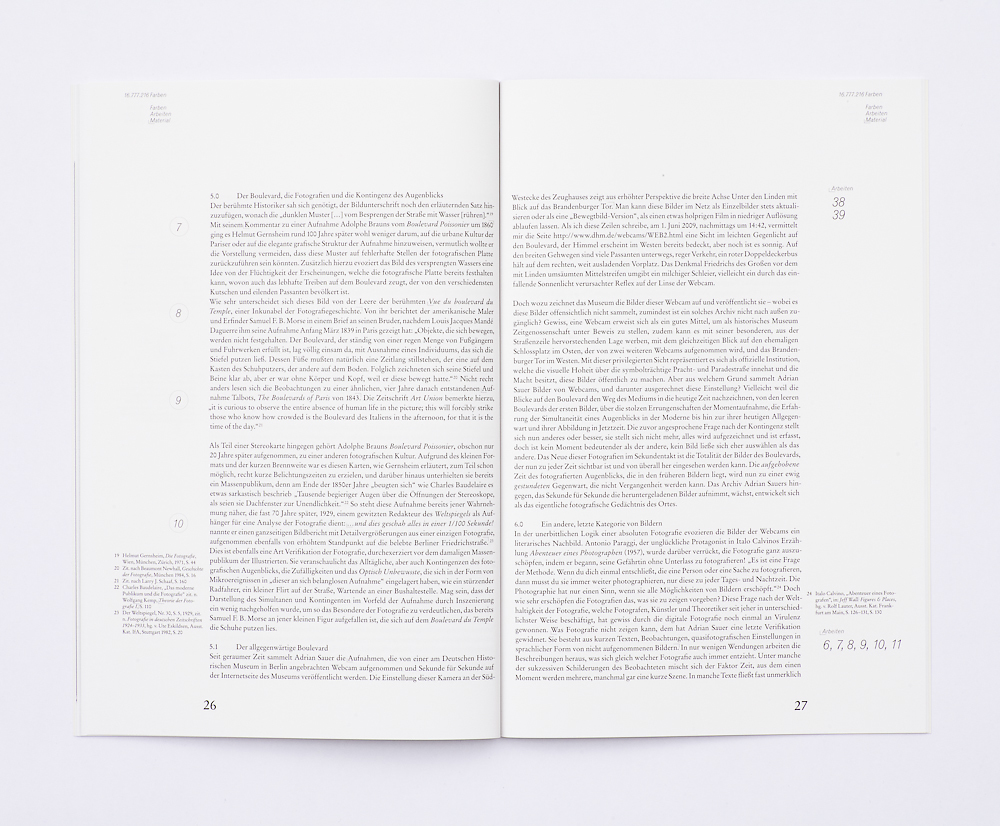 Adrian Sauer, , Band 3 – Material 