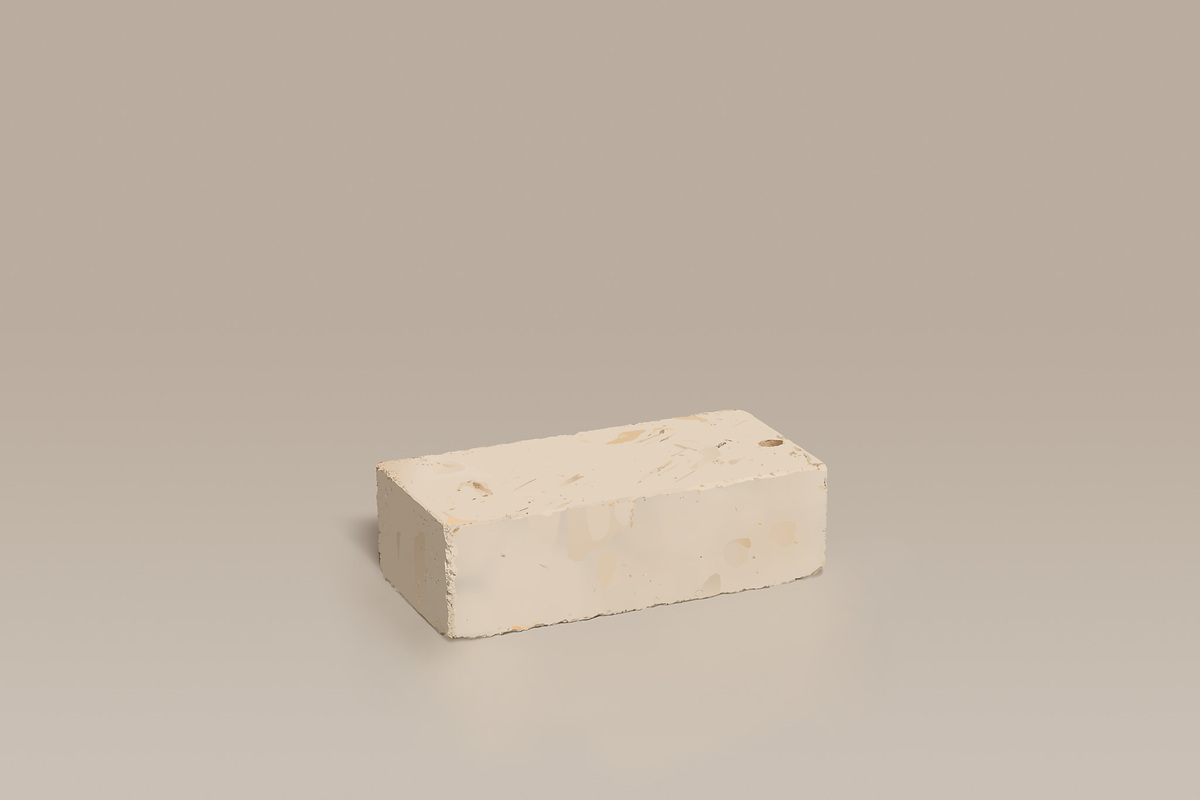 Adrian Sauer, Ziegel – Kalksandstein, Normalformat, Studio 