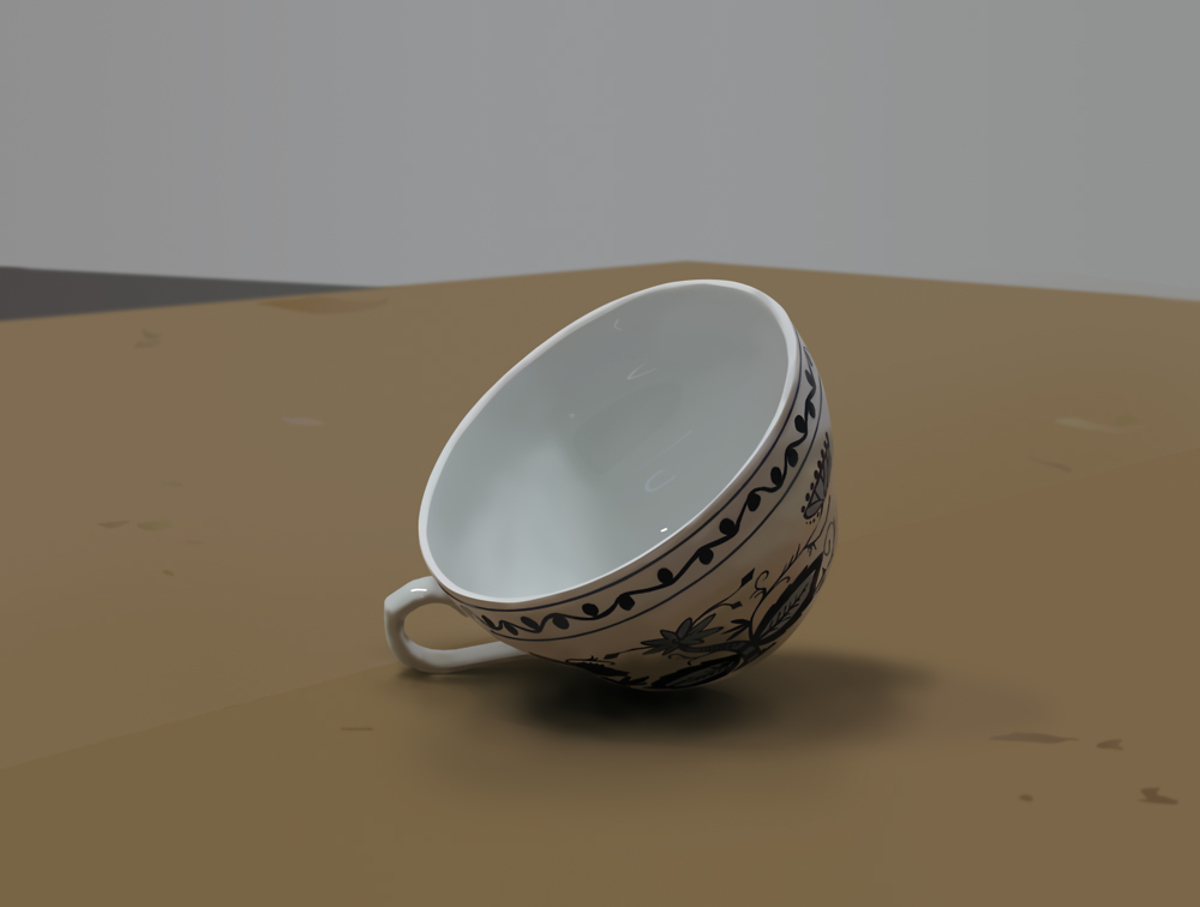 Adrian Sauer, Zwiebelmuster – Tasse 